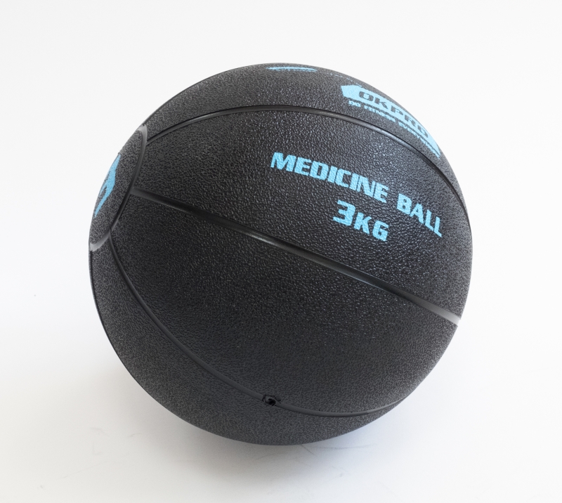 Мяч медицинский 3 кг обрезиненный OKPRO OK1219A-3