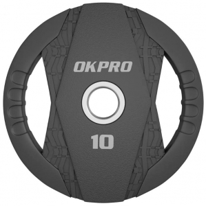Диск олимпийский обрезиненный 10 кг OKPRO OK2005C-1000