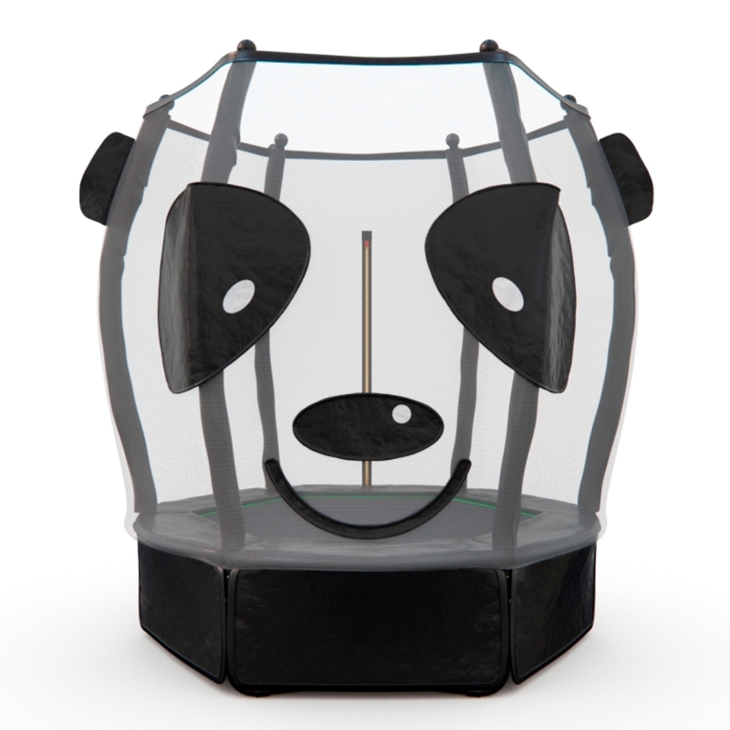 Батут детский DFC ANIMALS PANDA 55 с сеткой