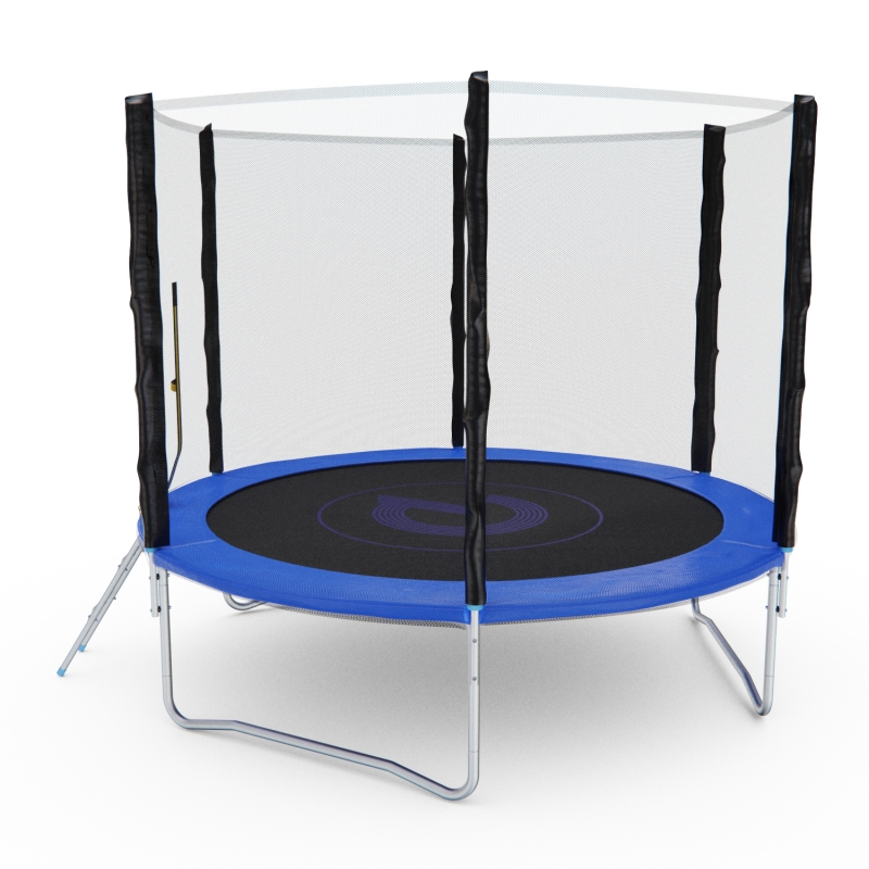 Батут с сеткой DFC PELPO 8ft с лестницей, BLU