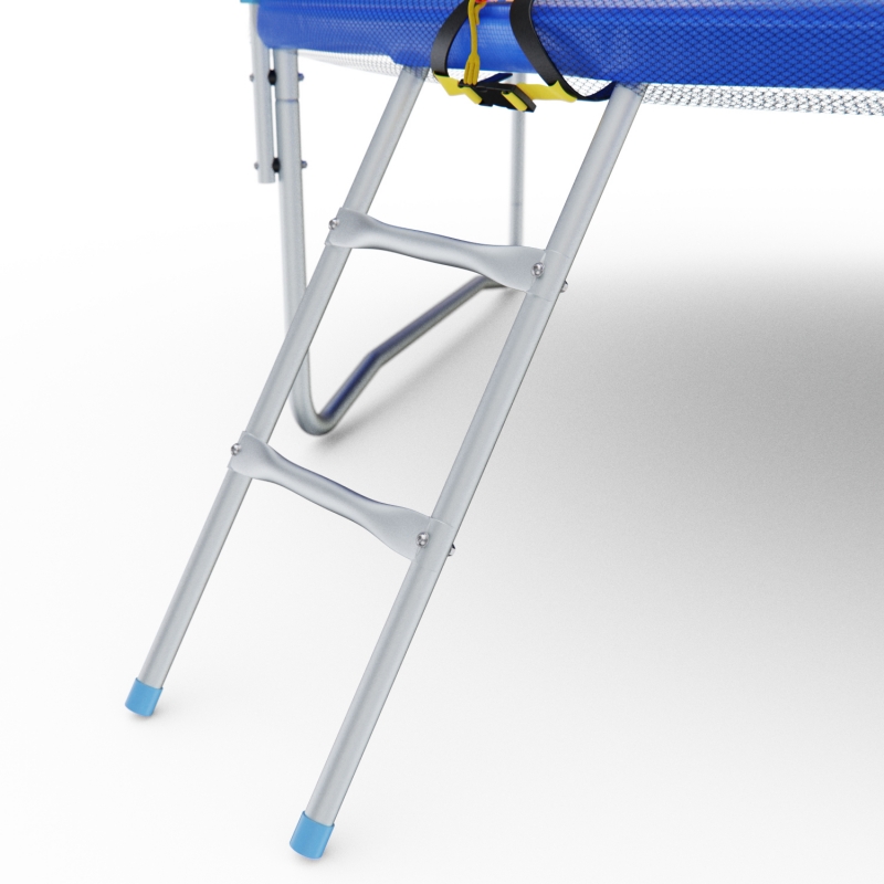 Батут с сеткой DFC PELPO 8ft с лестницей, BLU