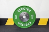 Диск соревновательный 10 кг (зеленый) STECTER 2187