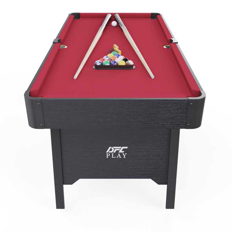 Игровой стол - бильярд DFC 54 135 x 65 см, красный
