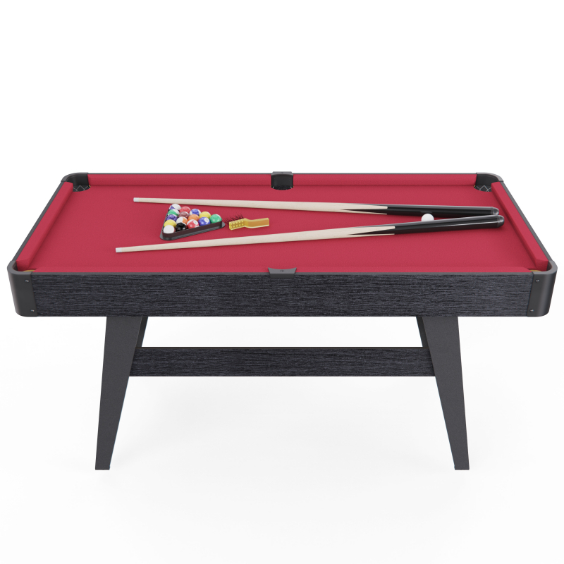 Игровой стол - бильярд DFC 54 135 x 65 см, красный