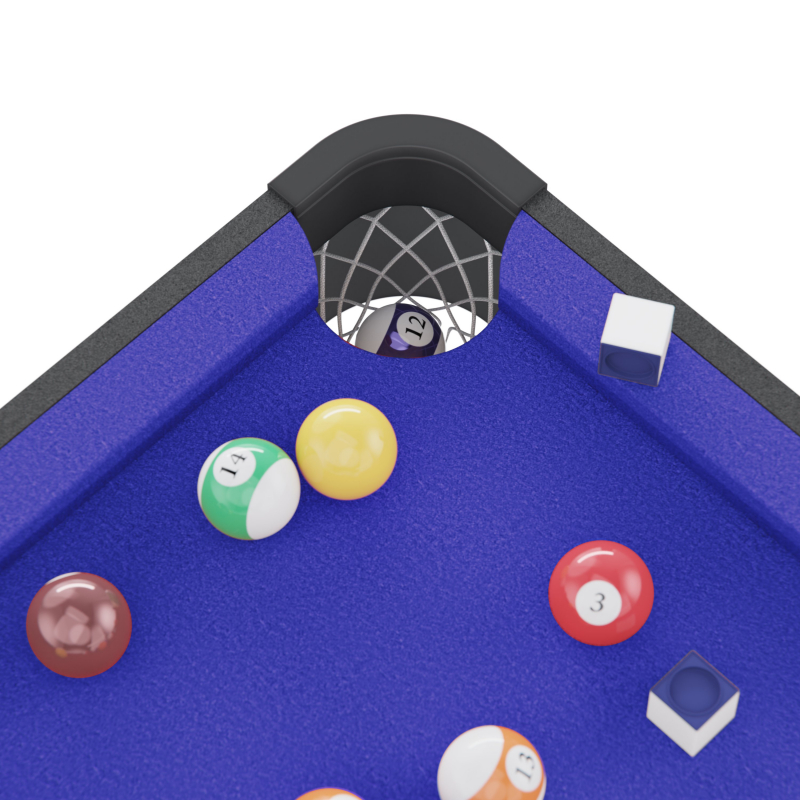 Игровой стол - бильярд DFC 54 135 x 65 см, синий