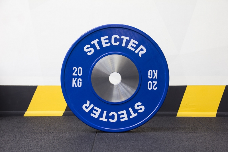 Диск соревновательный 20 кг (синий) STECTER 2189