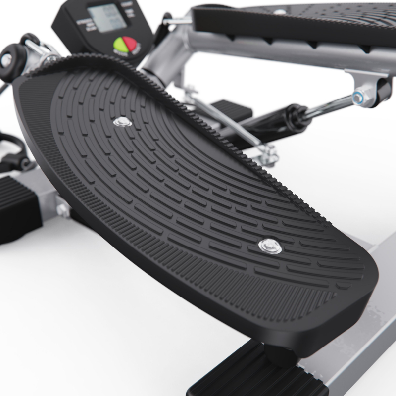 Большой поворотный степпер DFC X-STEPPER с эспандерами