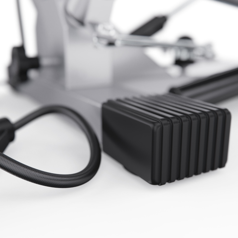 Большой поворотный степпер DFC X-STEPPER с эспандерами