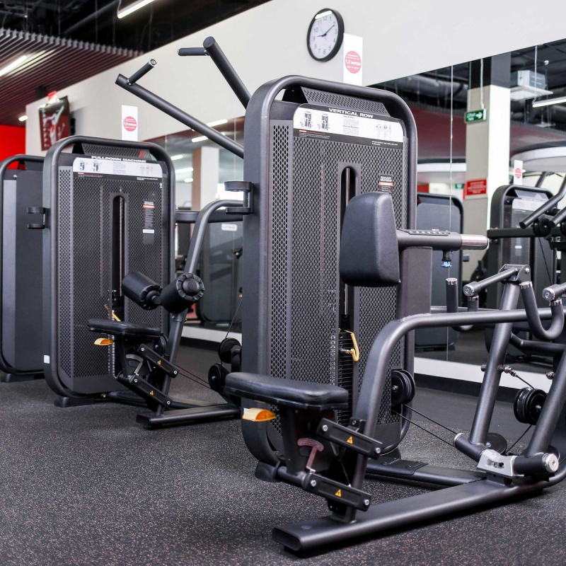 Гребная тяга с упором на грудь. Стек E7034 110 кг DHZ Fitness