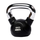 Гиря обрезиненная с хромированной ручкой PROFI-FIT 4 кг