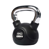 Гиря обрезиненная с хромированной ручкой PROFI-FIT 6 кг