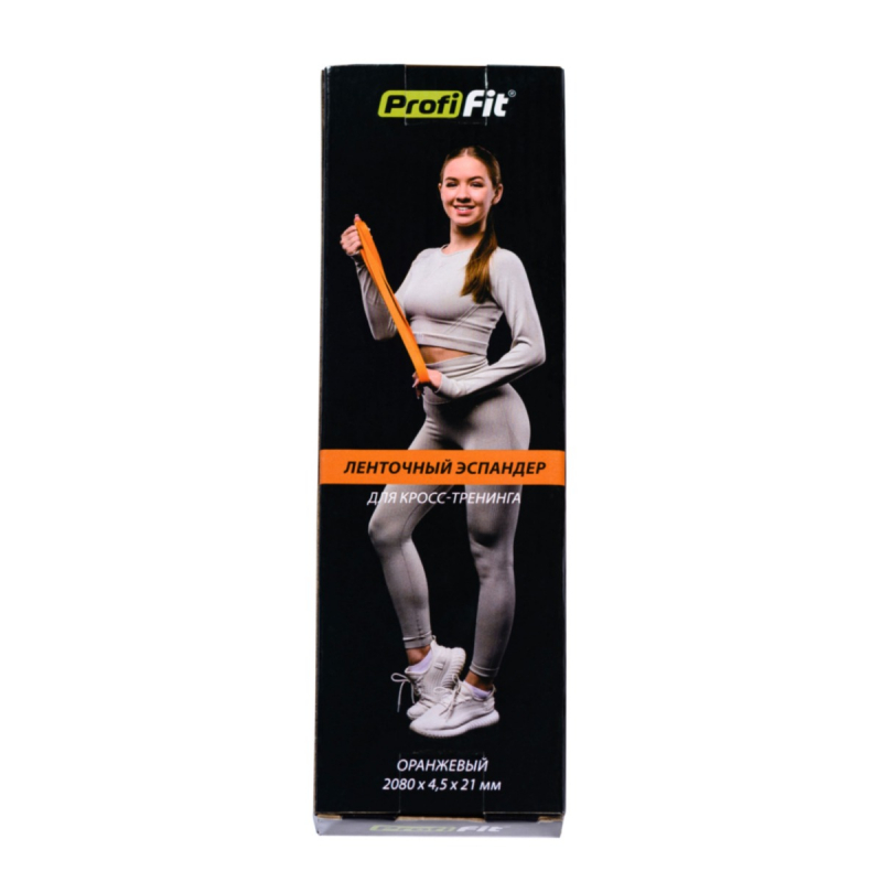 Ленточный эспандер для кросс-тренинга оранжевый 2080х4.5х21 мм PROFI-FIT