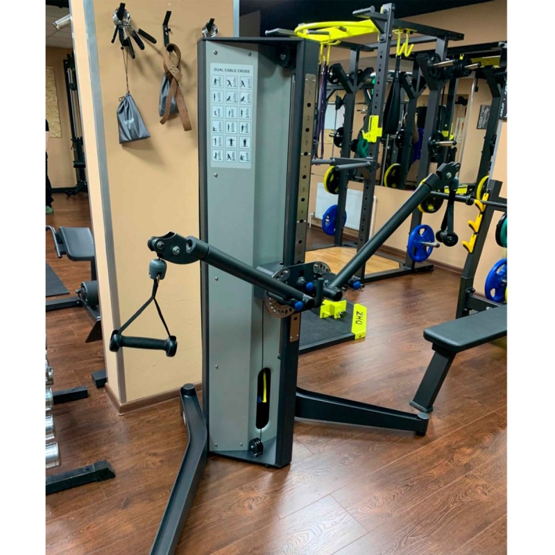 Кроссовер EMI1000. Стек 65 кг DHZ Fitness