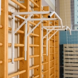 Стенка шведская, гимнастическая (в разобранном виде) массив 150 мм, 2.8х0.8 м ZAVODSPORTA