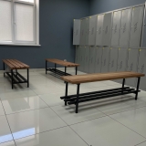 Скамья для раздевалок без спинки 1.5 м ZAVODSPORTA