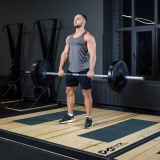 Гриф для штанги олимпийский 2200 мм (до 500 кг, замки-пружины) D50 мм PROFI-FIT