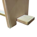 Скамья гимнастическая фанерная на фанерных ножках 2.4 м ZAVODSPORTA