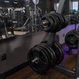 Диск обрезиненный (три хвата, черный) D51 мм PROFI-FIT 15 кг