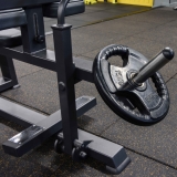 Диск обрезиненный (три хвата, черный) D51 мм PROFI-FIT 15 кг