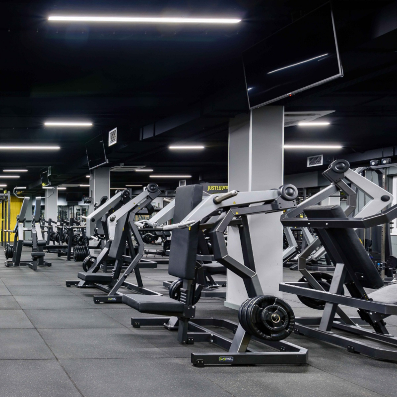 Диск обрезиненный (три хвата, черный) D51 мм PROFI-FIT 15 кг