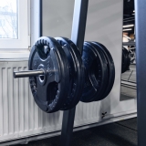 Диск обрезиненный (три хвата, черный) D51 мм PROFI-FIT 15 кг