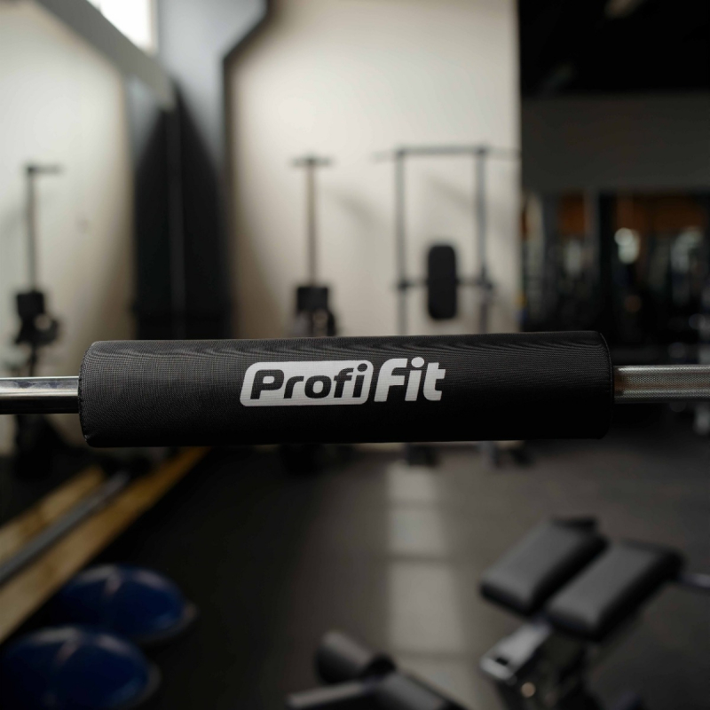 Смягчающая накладка на гриф, диаметр 8 см, длина 38 см с логотипом PROFI-FIT-RT-025