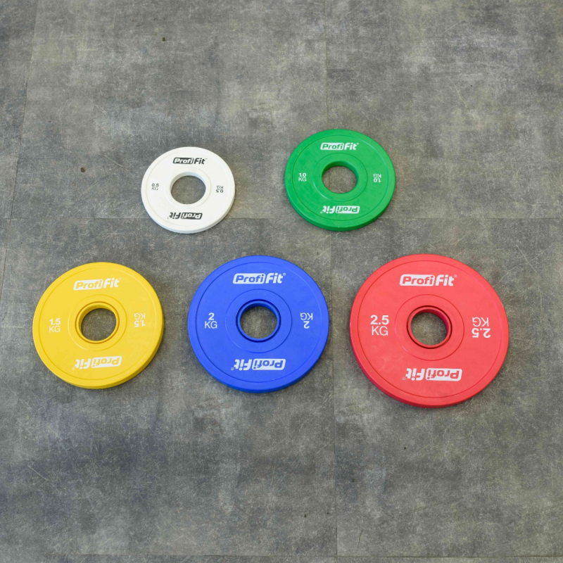 Диск обрезиненный цветной D51 мм PROFI-FIT 1.5 кг