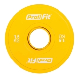 Диск обрезиненный цветной D51 мм PROFI-FIT 1.5 кг