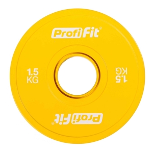 Диск обрезиненный цветной D51 мм PROFI-FIT 1.5 кг