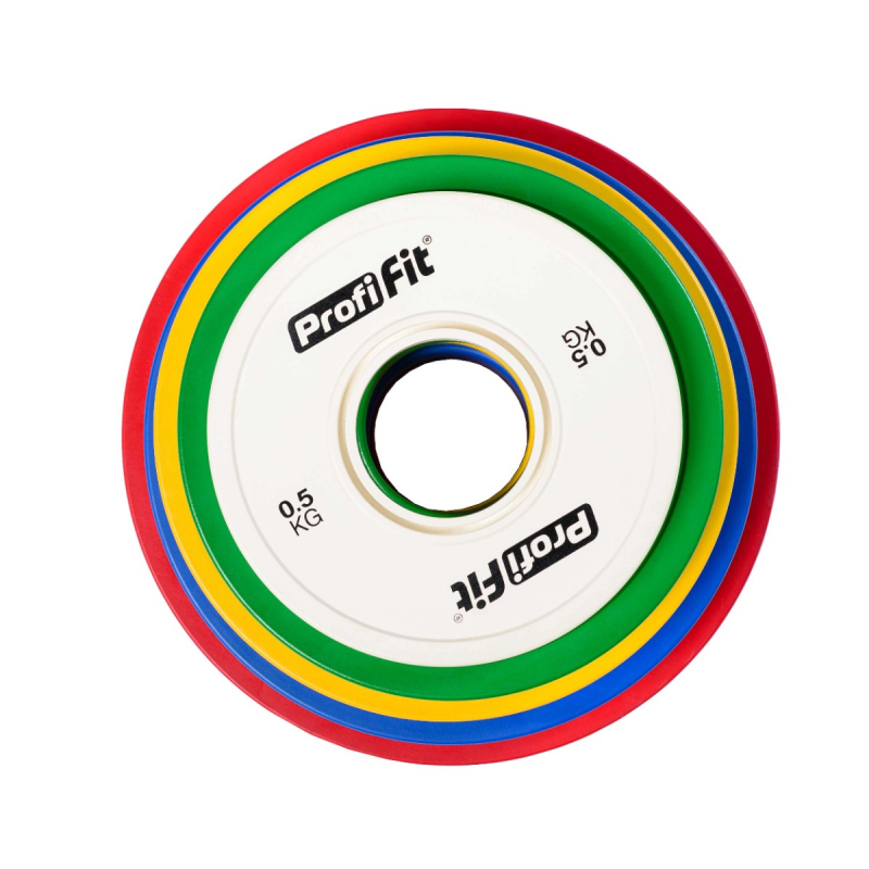 Диск обрезиненный цветной D51 мм PROFI-FIT 2.5 кг