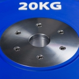 Диск профессиональный обрезиненный HARD цветной D51 мм PROFI-FIT 20 кг