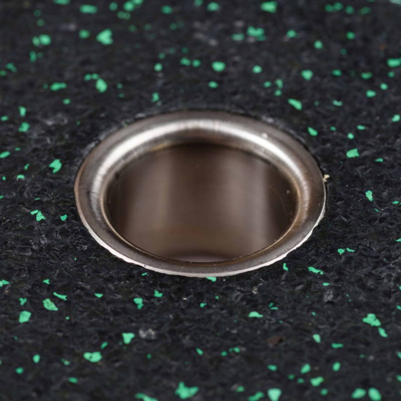 Диск для штанги HI-TEMP с цветными вкраплениями D51 мм PROFI-FIT 10 кг