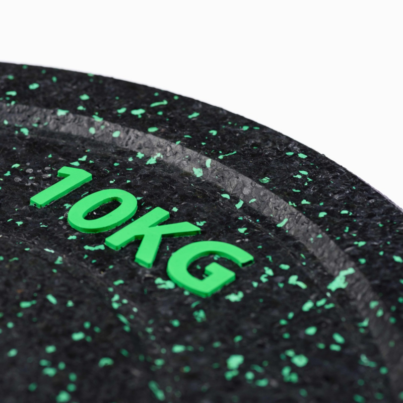 Диск для штанги HI-TEMP с цветными вкраплениями D51 мм PROFI-FIT 10 кг