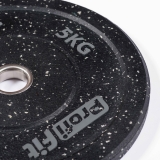 Диск для штанги HI-TEMP с цветными вкраплениями D51 мм PROFI-FIT 5 кг