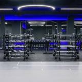 Набор прямых полиуретановых штанг (шаг 5 кг, 5 шт) PROFI-FIT 35-55 кг