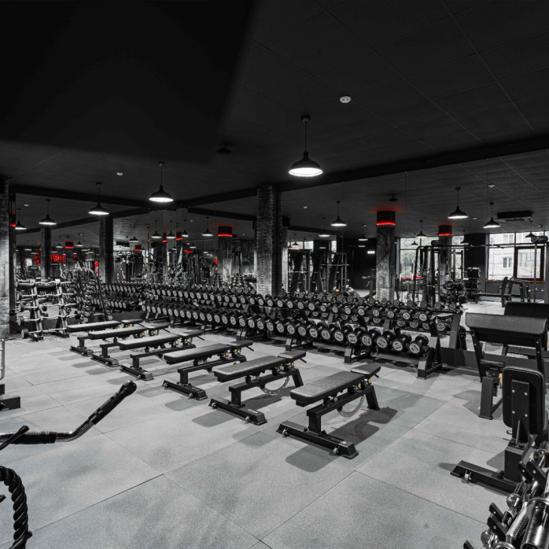 Набор изогнутых полиуретановых штанг LEVEL (шаг 5 кг, 5 шт) PROFI-FIT 10-30 кг