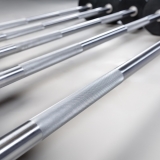 Набор прямых полиуретановых штанг (шаг 5 кг, 5 шт) PROFI-FIT 35-55 кг