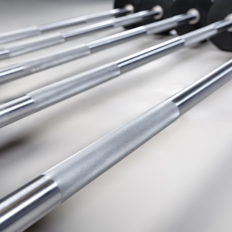 Набор прямых полиуретановых штанг (шаг 5 кг, 5 шт) PROFI-FIT 35-55 кг