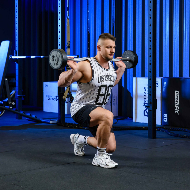 Набор изогнутых полиуретановых штанг LEVEL (шаг 5 кг, 5 шт) PROFI-FIT 10-30 кг