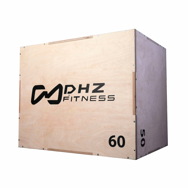 Универсальный PLYO BOX 3 в 1 со шкалой наклона (фанера) 50х60х75 см DHZ DHZ Fitness