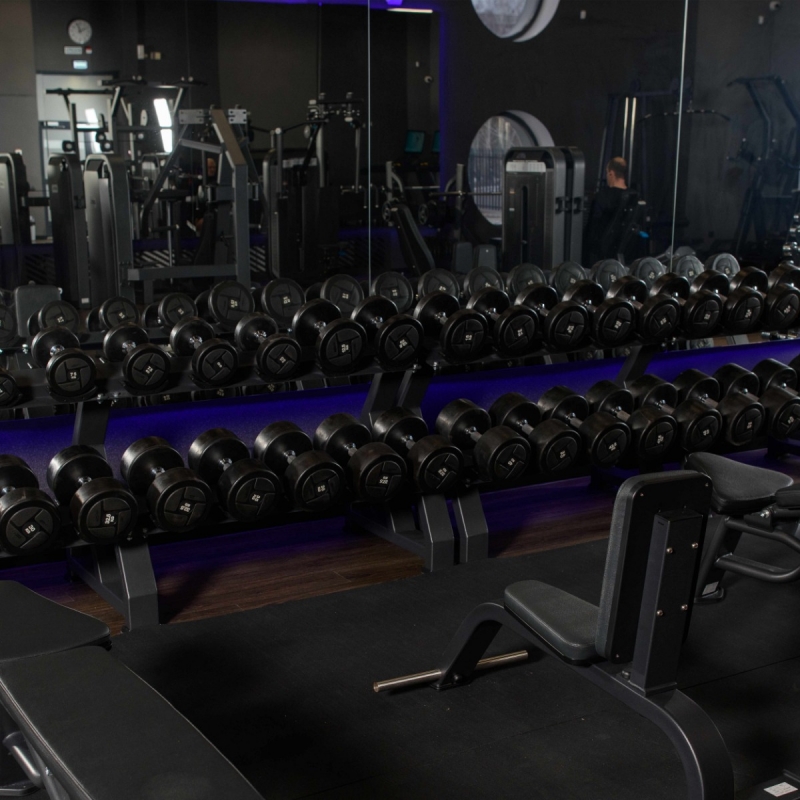 Гантельный ряд POWER (шаг 2.5 кг, 5 пар) PROFI-FIT 27.5-37.5 кг