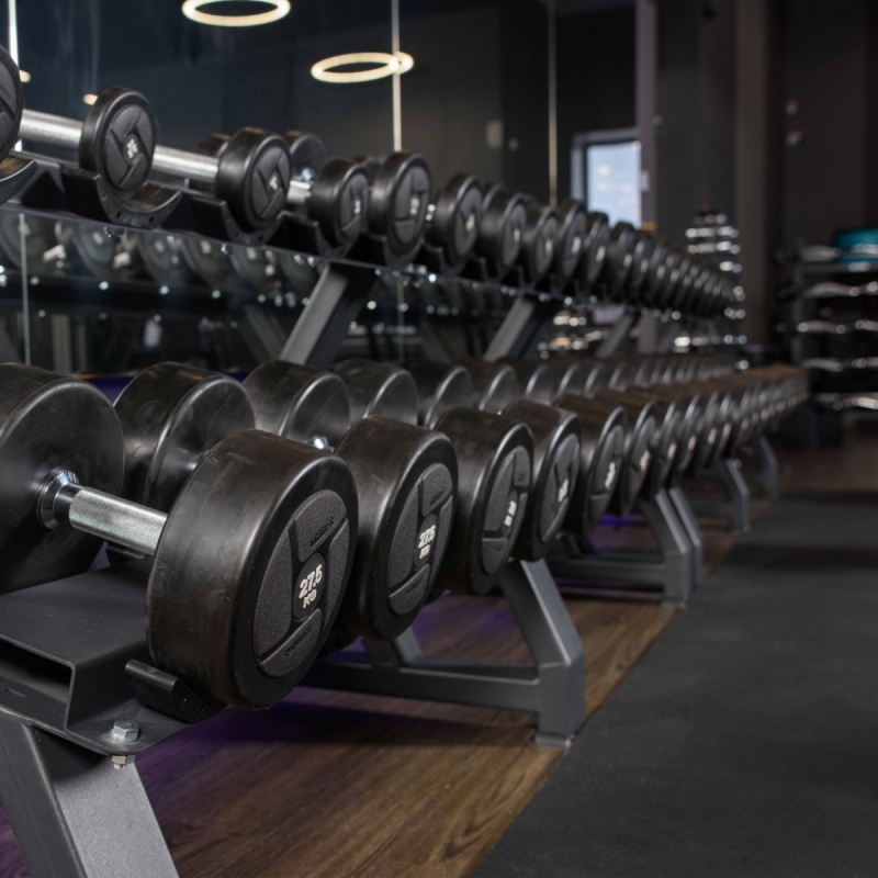 Гантельный ряд POWER (шаг 2.5 кг, 5 пар) PROFI-FIT 27.5-37.5 кг