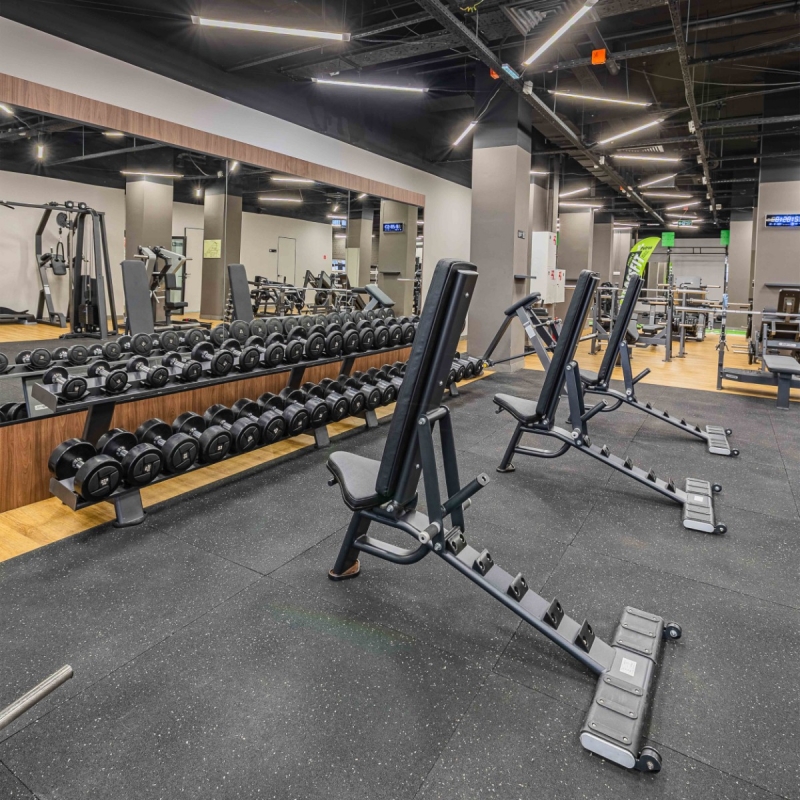 Гантельный ряд POWER (шаг 2.5 кг, 5 пар) PROFI-FIT 27.5-37.5 кг