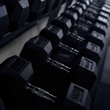 Гантель гексагональная обрезиненная PROFI-FIT 32.5 кг