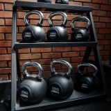 Гиря обрезиненная с хромированной ручкой PROFI-FIT 24 кг