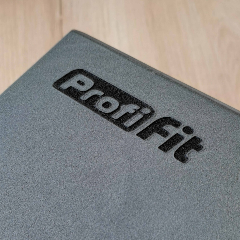 Блок для йоги серый PROFI-FIT