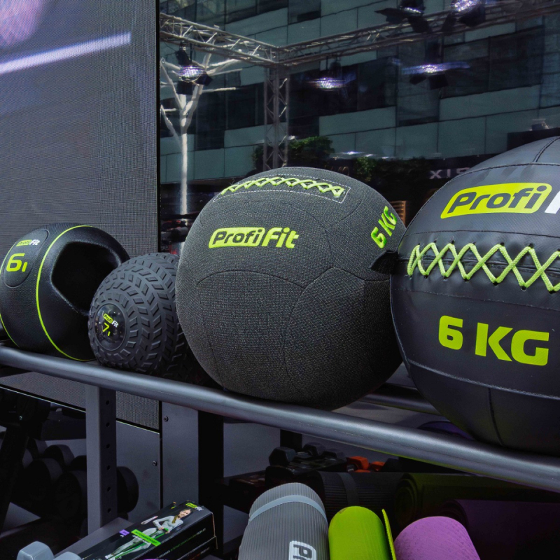 Медицинбол с хватами PROFI-FIT 6 кг
