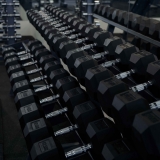 Гантель гексагональная обрезиненная PROFI-FIT 37.5 кг