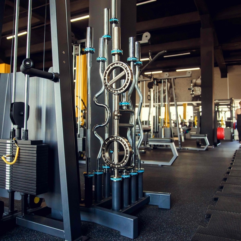 Вертикальный держатель для олимпийских грифов (на 8 шт) TANGEN A3010