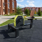 Уличный Велотренажер горизонтальный с безынерционным нагрузочным механизмом ZAVODSPORTA C-1901